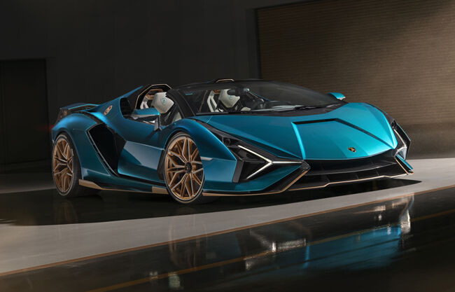ランボルギーニのハイブリッドスポーツカー「シアン」に限定